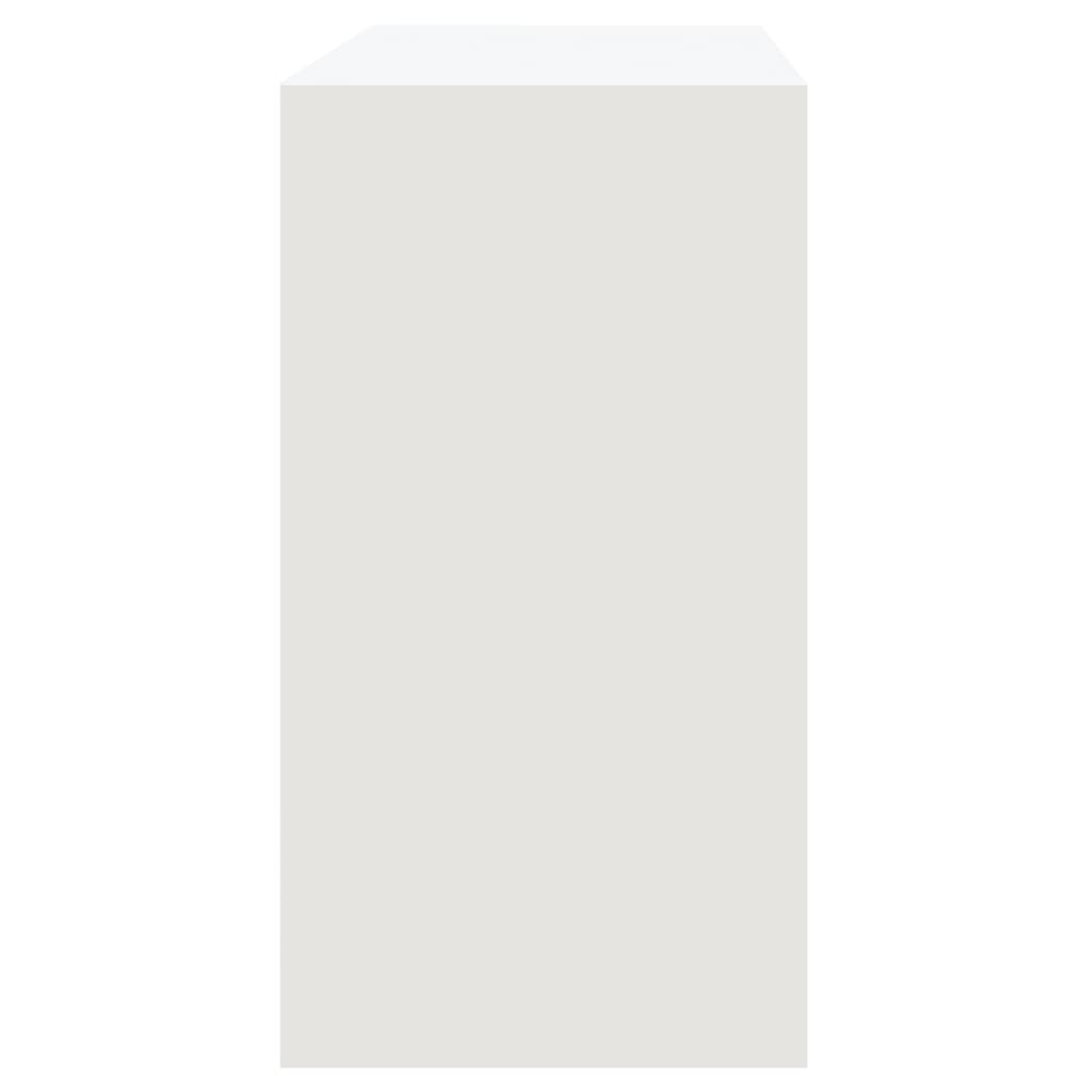 Tavolo Consolle Bianco 89x41x76,5 cm in Acciaio | homemem39