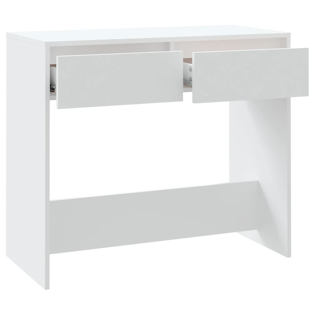Tavolo Consolle Bianco 89x41x76,5 cm in Acciaio | homemem39