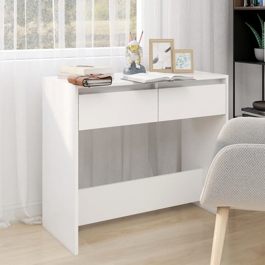 Tavolo Consolle Bianco 89x41x76,5 cm in Acciaio | homemem39