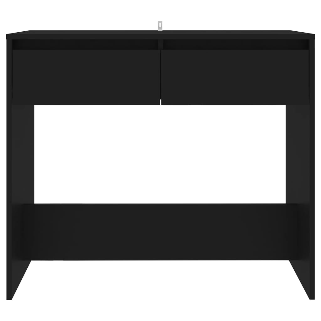 Tavolo Consolle Nero 89x41x76,5 cm in Acciaio - homemem39