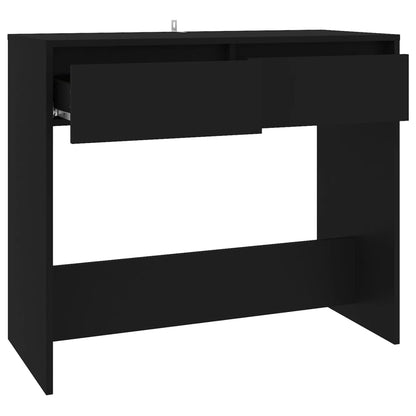 Tavolo Consolle Nero 89x41x76,5 cm in Acciaio - homemem39