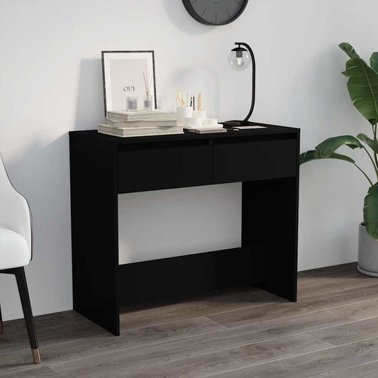 Tavolo Consolle Nero 89x41x76,5 cm in Acciaio | homemem39