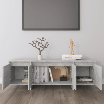 Mobile TV Grigio Cemento 120x30x40,5 cm in Truciolato - homemem39