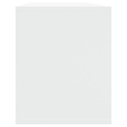 Mobile Porta TV Bianco 130x35x50 cm in Truciolato - homemem39