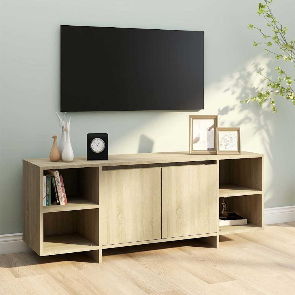 Mobile Porta TV Rovere Sonoma 130x35x50 cm in Truciolato