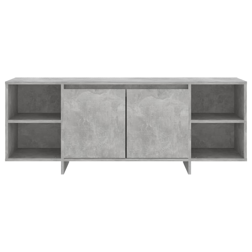 Mobile TV Grigio Cemento 130x35x50 cm in Truciolato - homemem39