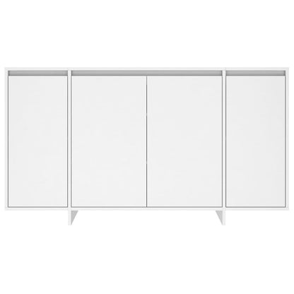 Credenza Bianca 135x41x75 cm in Truciolato - homemem39