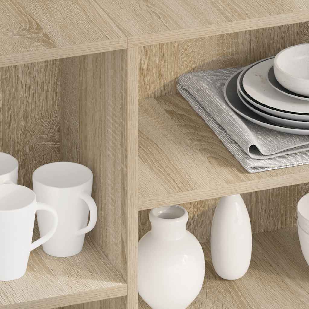 Credenza Rovere Sonoma 120x30x75 cm in Truciolato - homemem39