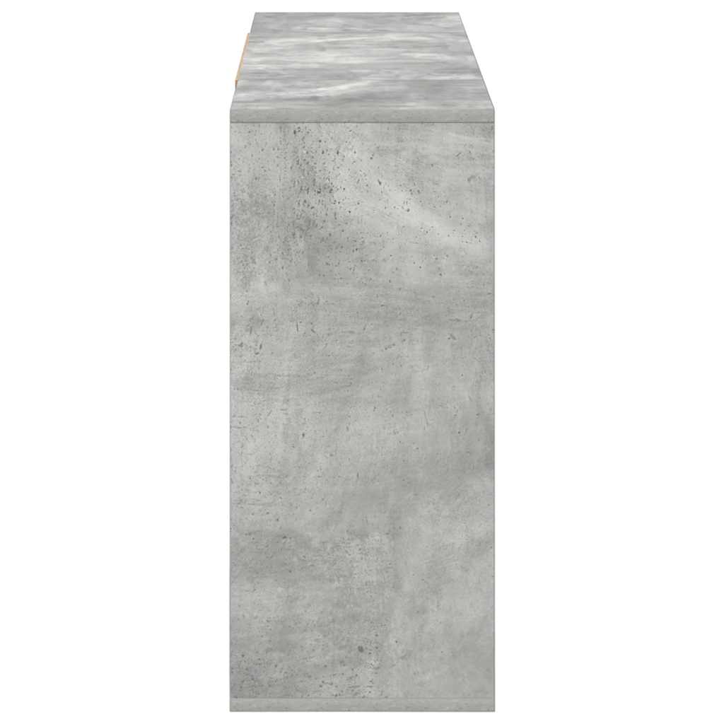 Credenza Grigio Cemento 120x30x75 cm in Truciolato - homemem39