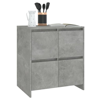 Credenza Grigio Cemento 70x41x75 cm in Truciolato - homemem39