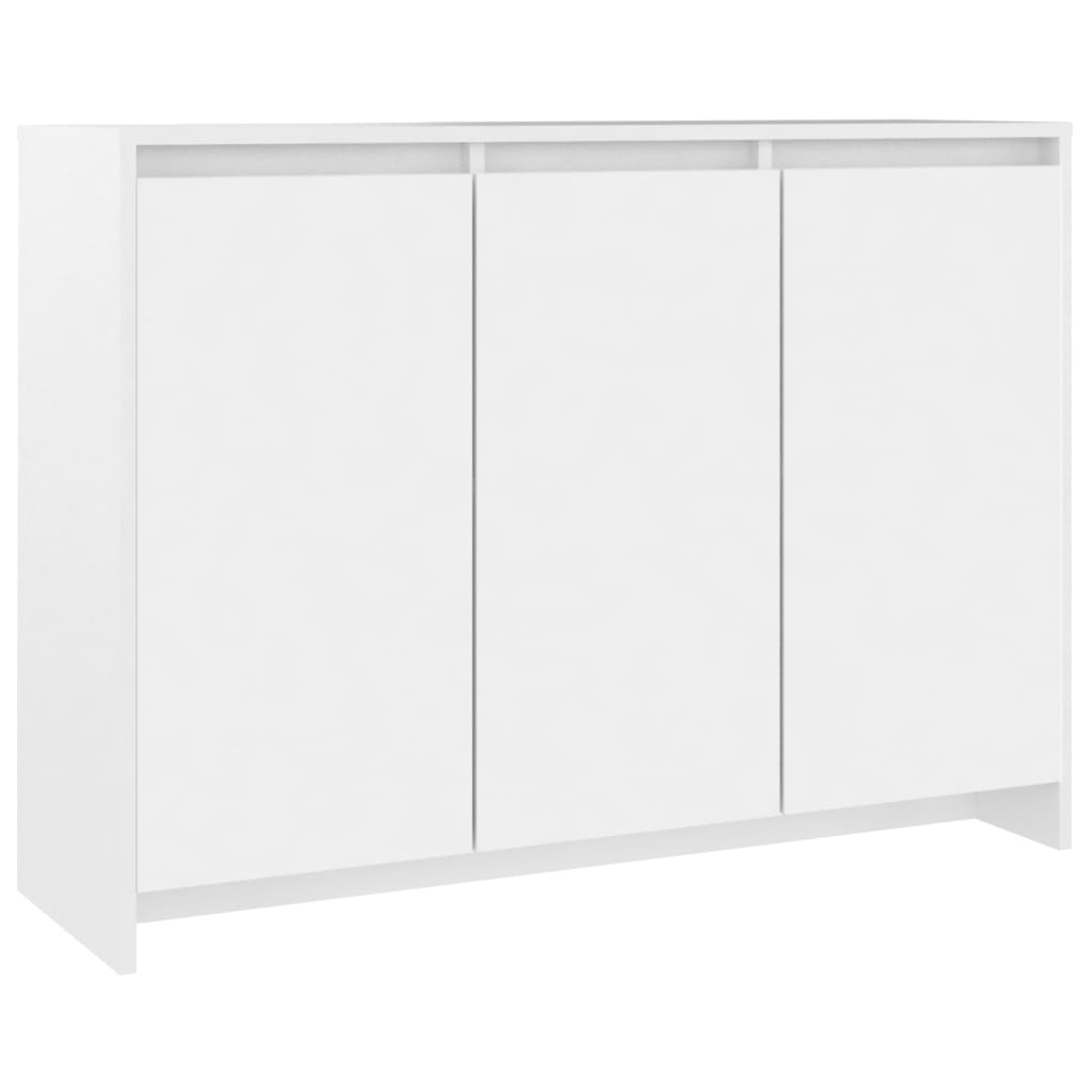 Credenza Bianca 102x33x75 cm in Truciolato - homemem39