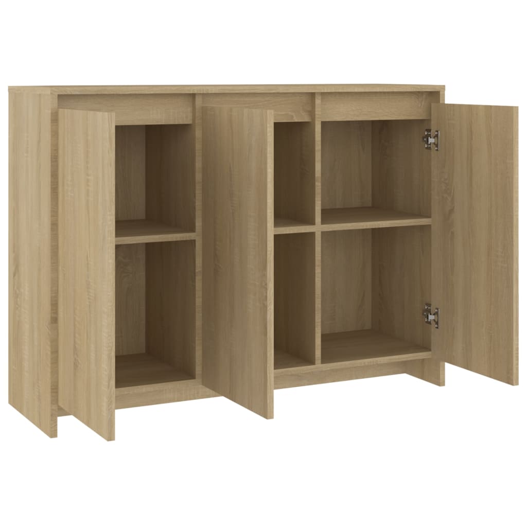 Credenza Rovere Sonoma 102x33x75 cm in Truciolato - homemem39