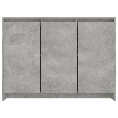 Credenza Grigio Cemento 102x33x75 cm in Truciolato