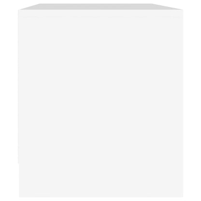 Mobile Porta TV Bianco 90x35x40 cm in Legno Multistrato