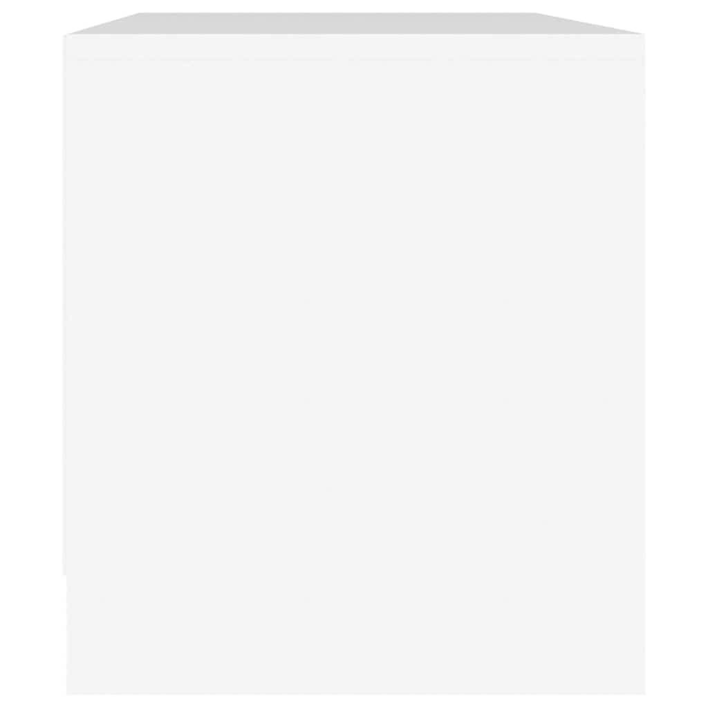 Mobile Porta TV Bianco 90x35x40 cm in Legno Multistrato
