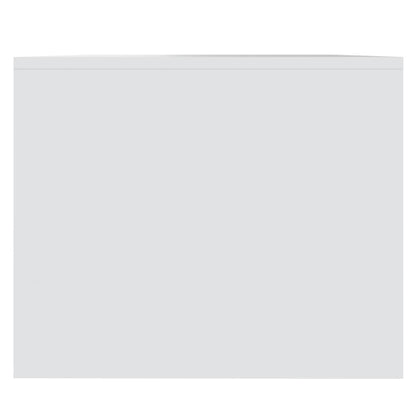 Tavolino da Salotto Bianco 90x50x41,5 cm in Legno Multistrato | homemem39