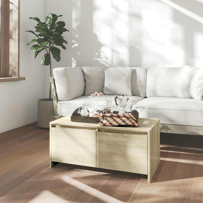 Tavolino da Salotto Rovere Sonoma 90x50x41,5 cm in Truciolato