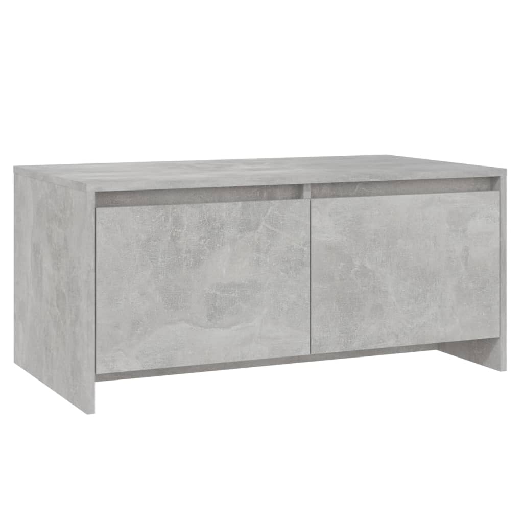 Tavolino da Salotto Grigio Cemento 90x50x41,5 cm in Truciolato | homemem39