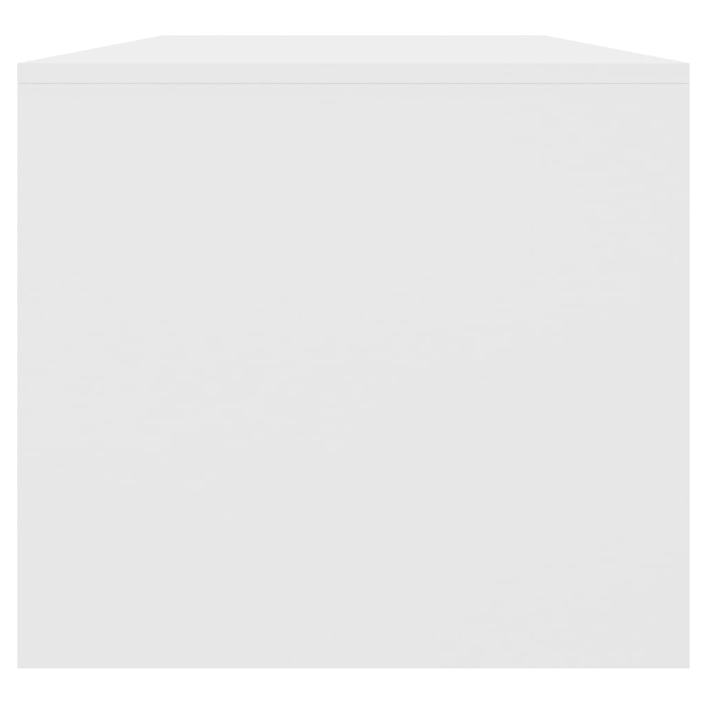 Tavolino da Salotto Bianco 102x50x45 cm Legno Multistrato | homemem39