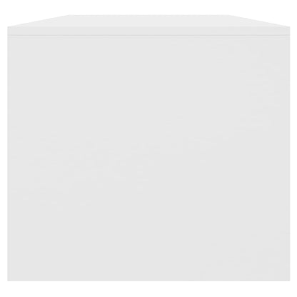 Tavolino da Salotto Bianco 102x50x45 cm Legno Multistrato | homemem39