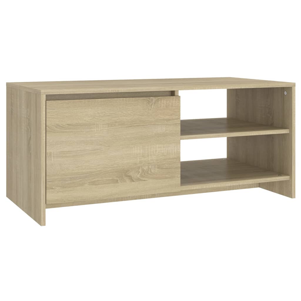 Tavolino da Salotto Rovere Sonoma 102x50x45cm Legno Multistrato | homemem39