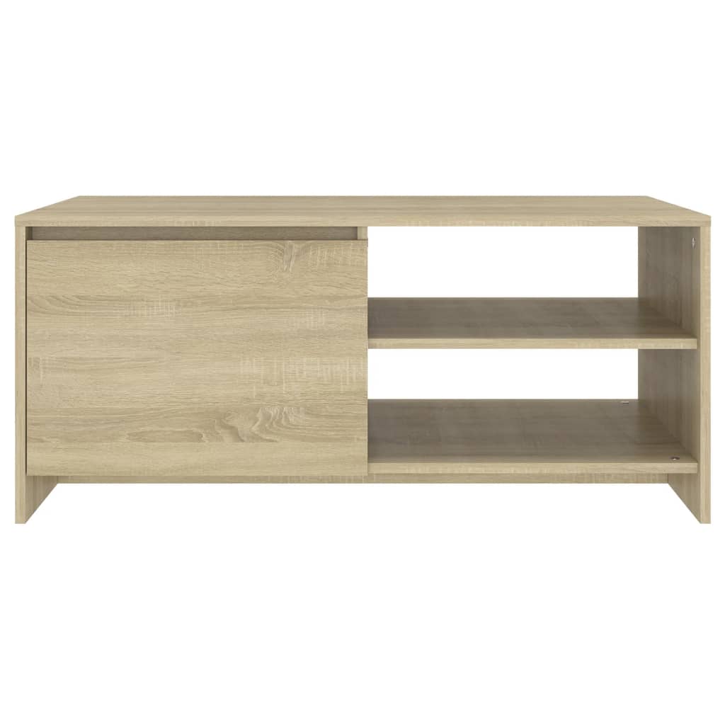 Tavolino da Salotto Rovere Sonoma 102x50x45cm Legno Multistrato | homemem39