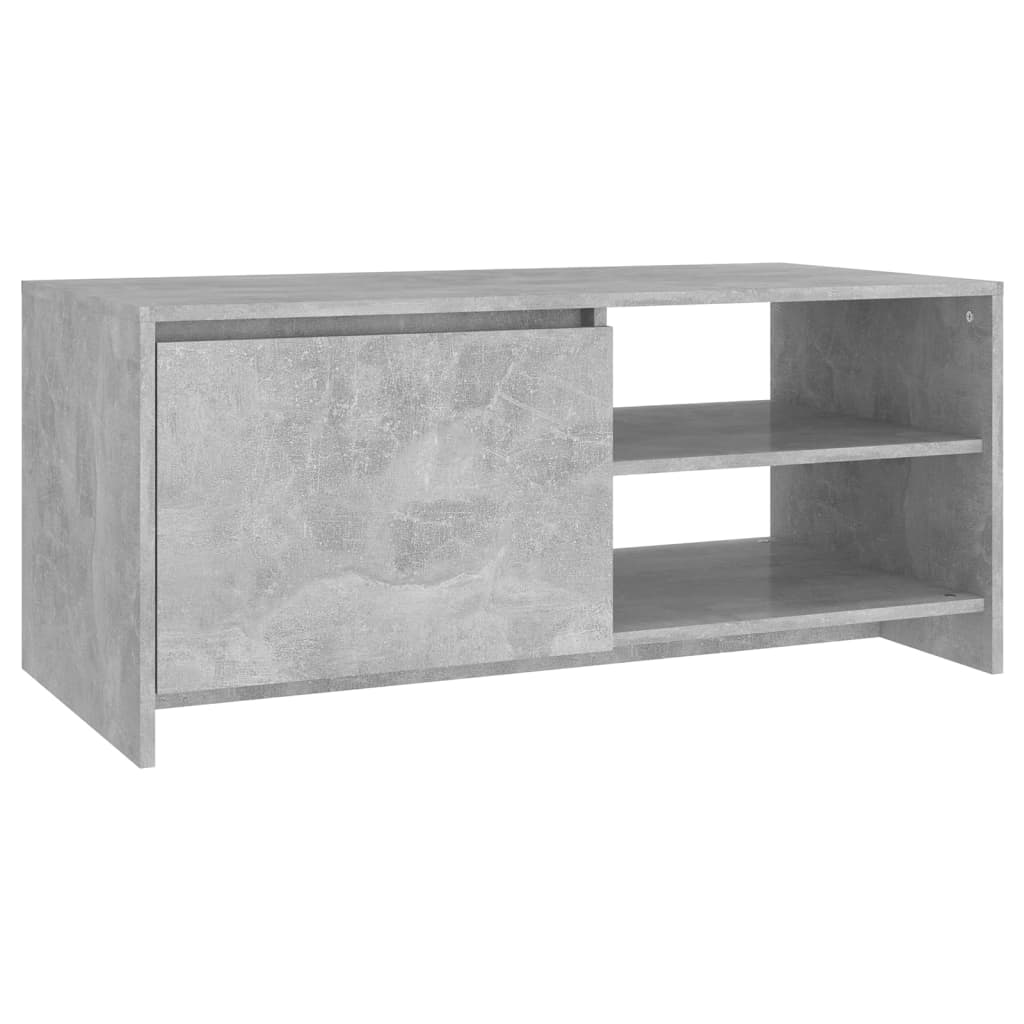 Tavolino Salotto Grigio Cemento 102x50x45 cm Legno Multistrato | homemem39