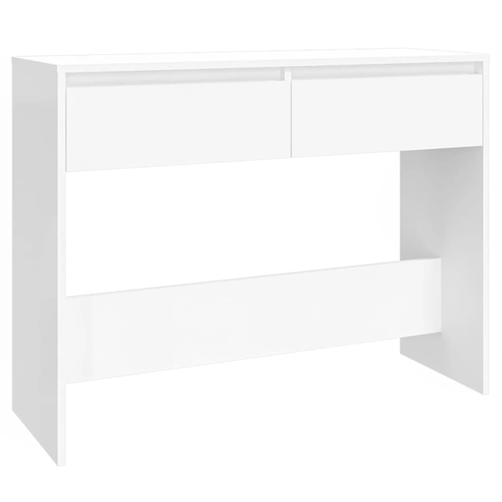 Tavolo Consolle Bianco 100x35x76,5 cm in Truciolato | homemem39