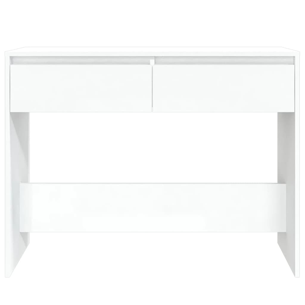 Tavolo Consolle Bianco 100x35x76,5 cm in Truciolato | homemem39