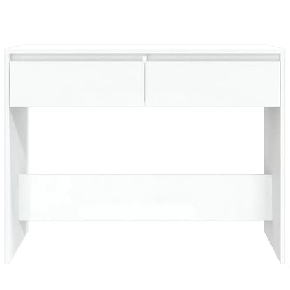 Tavolo Consolle Bianco 100x35x76,5 cm in Truciolato | homemem39