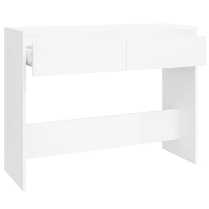 Tavolo Consolle Bianco 100x35x76,5 cm in Truciolato
