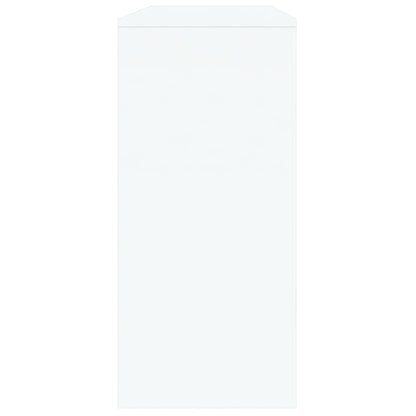 Tavolo Consolle Bianco 100x35x76,5 cm in Truciolato | homemem39