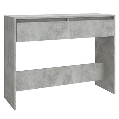 Tavolo Consolle Grigio Cemento 100x35x76,5 cm in Truciolato - homemem39