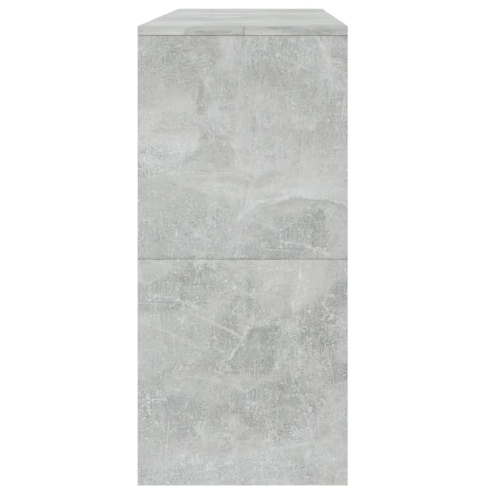 Tavolo Consolle Grigio Cemento 100x35x76,5 cm in Truciolato - homemem39