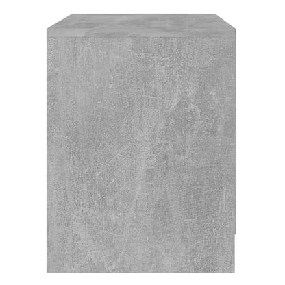 Comodini 2 pz Grigio Cemento 45x34,5x44,5 cm in Truciolato - homemem39