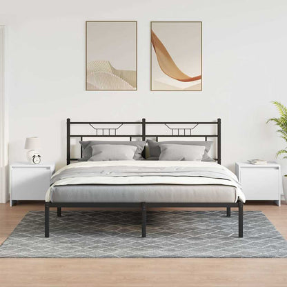 Comodini 2 pz Bianchi 45x34x44,5 cm in Truciolato