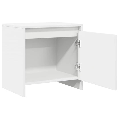 Comodini 2 pz Bianchi 45x34x44,5 cm in Truciolato