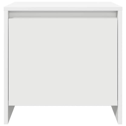 Comodini 2 pz Bianchi 45x34x44,5 cm in Truciolato