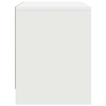 Comodini 2 pz Bianchi 45x34x44,5 cm in Truciolato