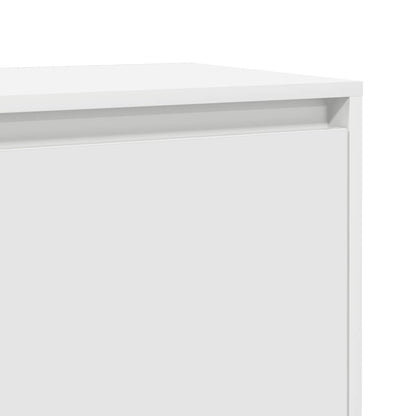 Comodini 2 pz Bianchi 45x34x44,5 cm in Truciolato