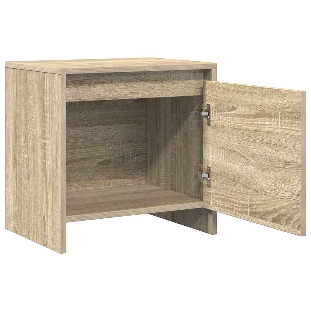 Comodini 2 pz Rovere Sonoma 45x34x44,5 cm in Truciolato
