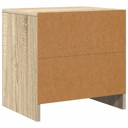 Comodini 2 pz Rovere Sonoma 45x34x44,5 cm in Truciolato