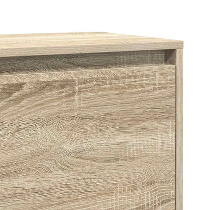 Comodini 2 pz Rovere Sonoma 45x34x44,5 cm in Truciolato