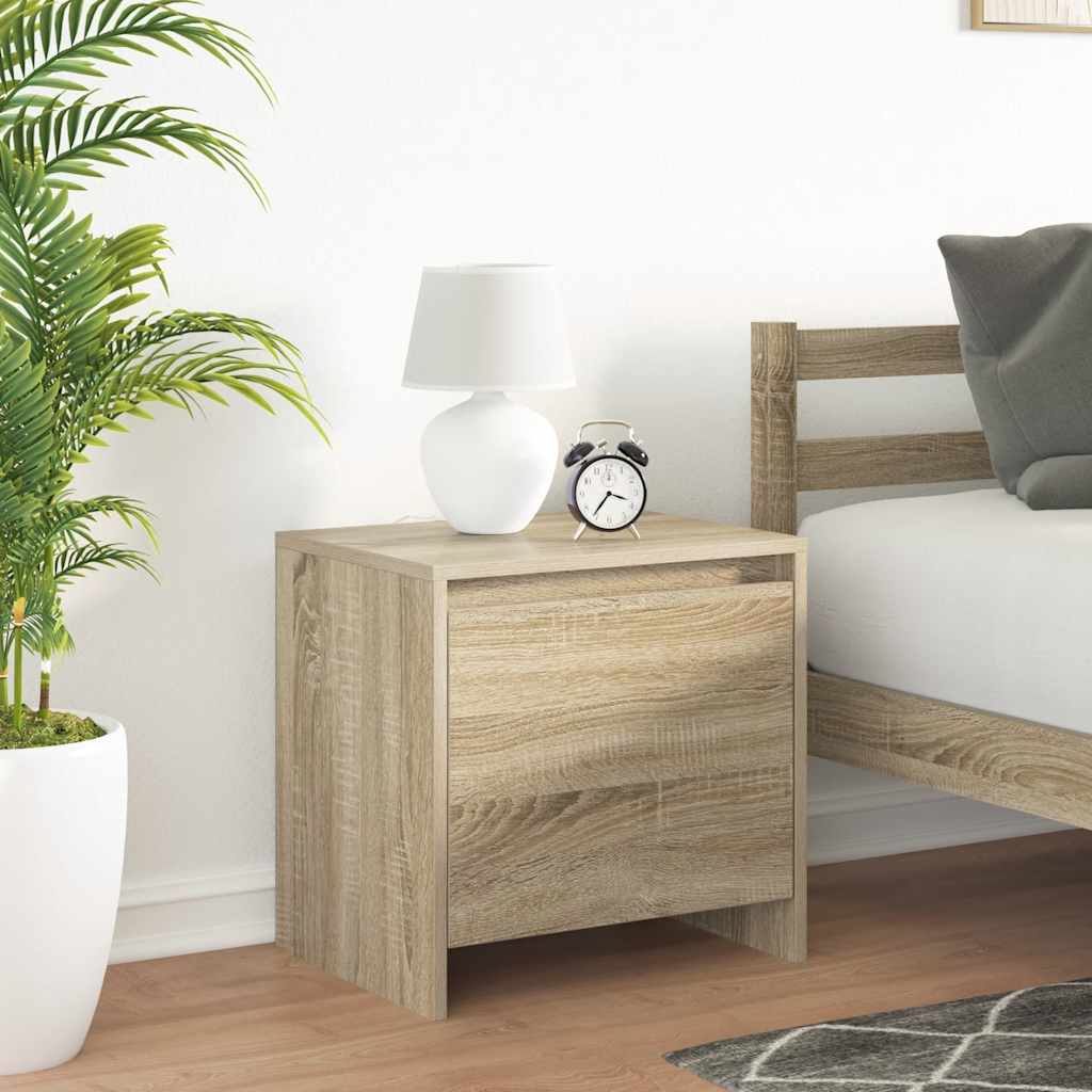 Comodini 2 pz Rovere Sonoma 45x34x44,5 cm in Truciolato | homemem39
