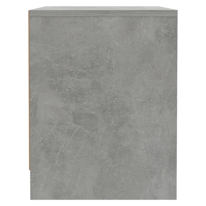 Comodino Grigio Cemento 45x34x44,5 cm in Truciolato - homemem39