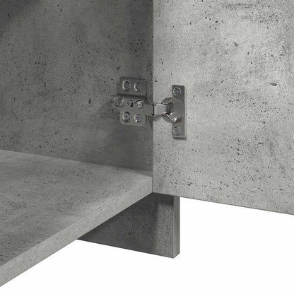 Comodini 2 pz Grigio Cemento 45x34x44,5 cm in Truciolato