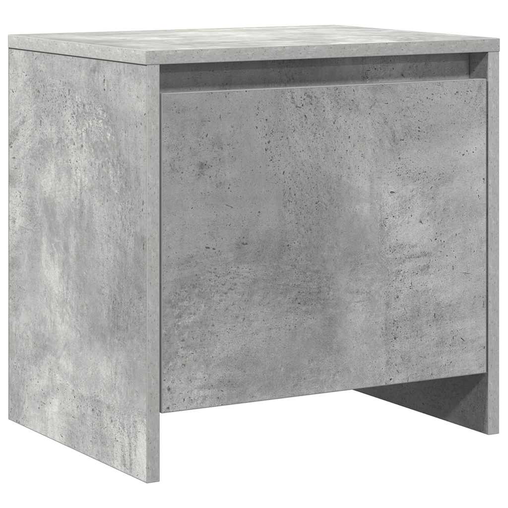 Comodini 2 pz Grigio Cemento 45x34x44,5 cm in Truciolato | homemem39