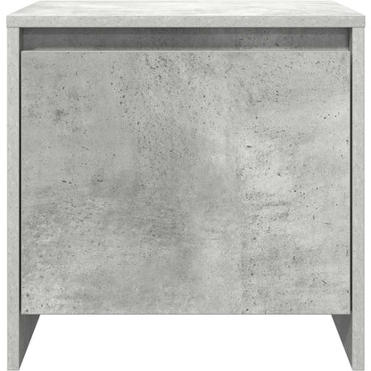 Comodini 2 pz Grigio Cemento 45x34x44,5 cm in Truciolato | homemem39