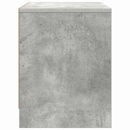 Comodini 2 pz Grigio Cemento 45x34x44,5 cm in Truciolato
