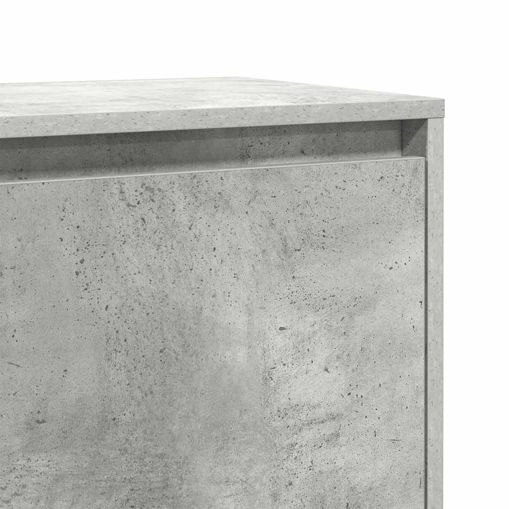 Comodini 2 pz Grigio Cemento 45x34x44,5 cm in Truciolato | homemem39